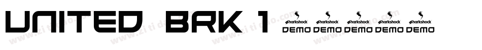 UNITED -BRK-1字体转换